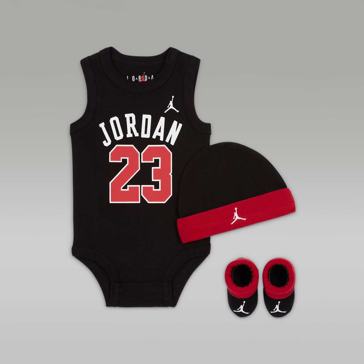 Jordan Conjunto de body de tres piezas 23 - Bebé (0-6 meses)