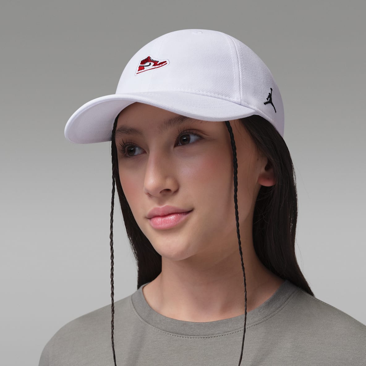 Jordan Gorra con parche AJ1 para niños talla grande