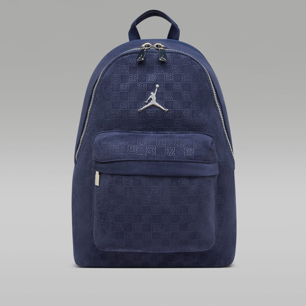 Jordan Mochila de gamuza con monograma (23.5 L)