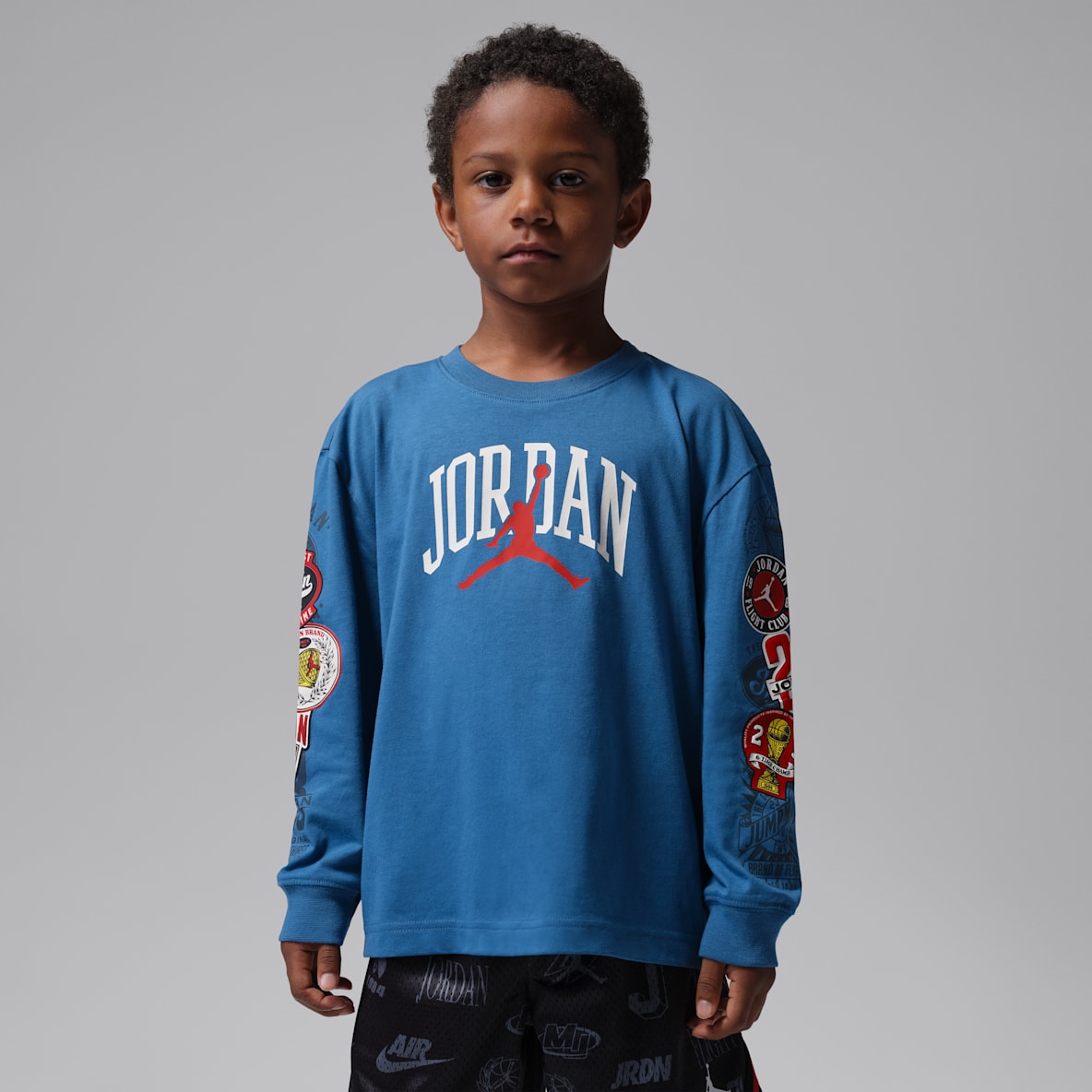 ジョーダン リトルキッズ インターステート 23 ハイウェイ アーチ ロングスリーブ Tシャツ