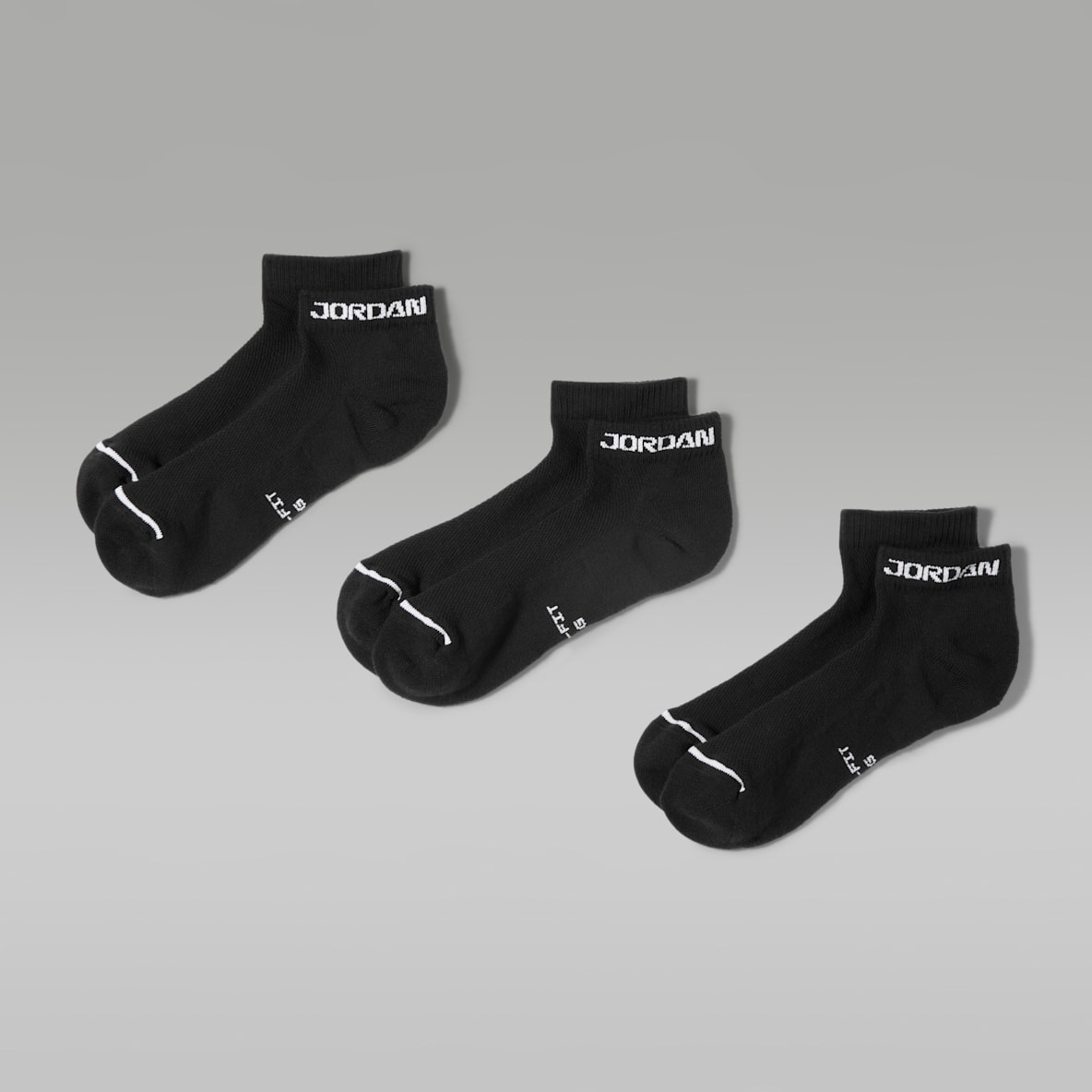 Jordan Everyday Elevated No-Show Socks (3 Pairs)