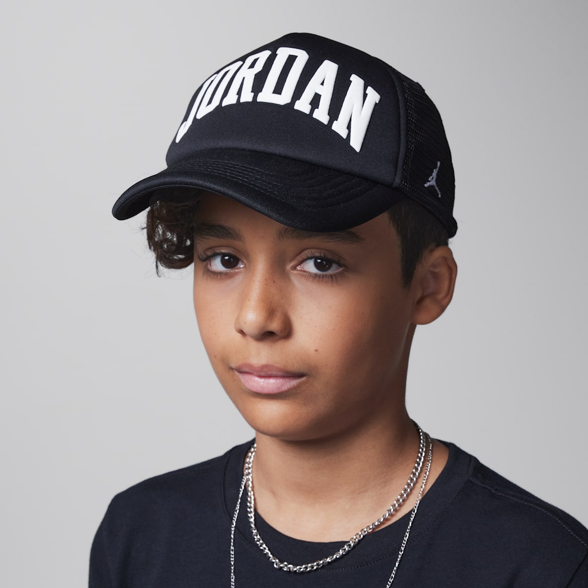 Jordan Gorra de rejilla con espuma para niños talla grande