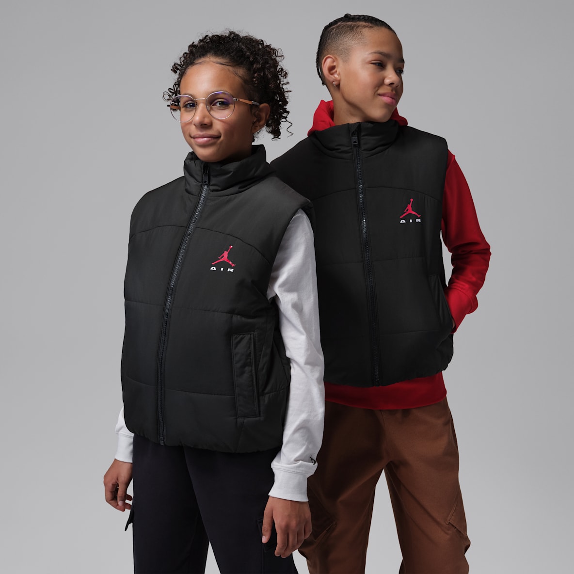 Jordan Chaleco acolchado para niños talla grande