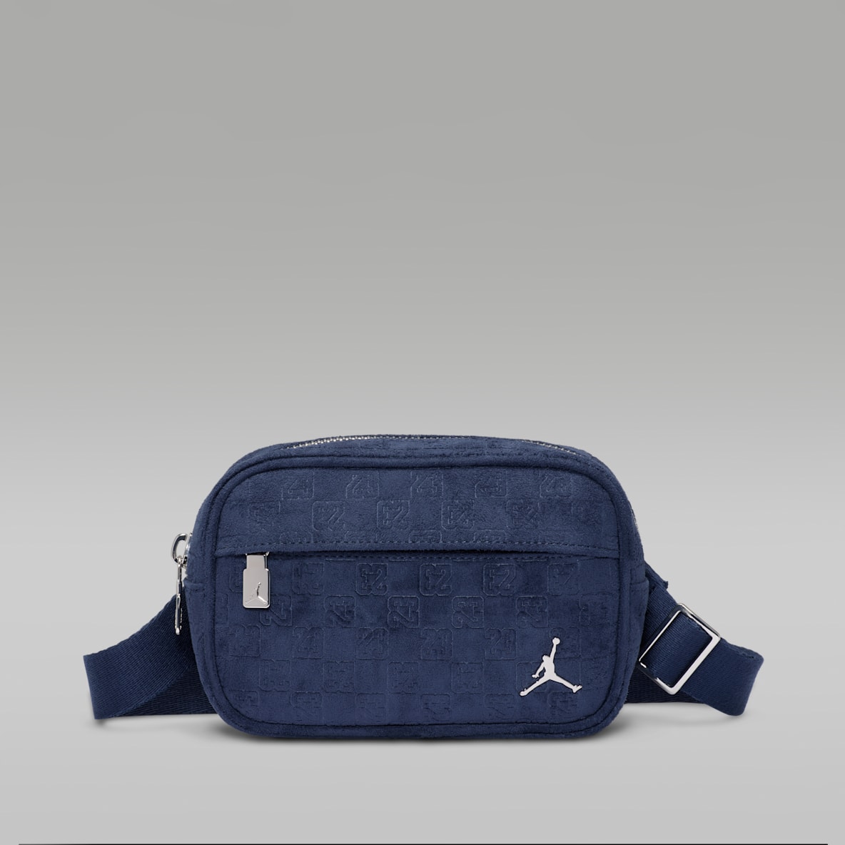 Jordan Bolsa para cámara de gamuza con monograma (1.5 L)