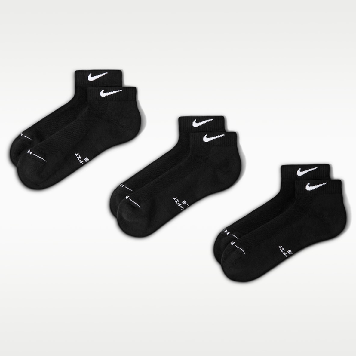 Nike Everyday Elevated Calcetines bajos (3 pares)