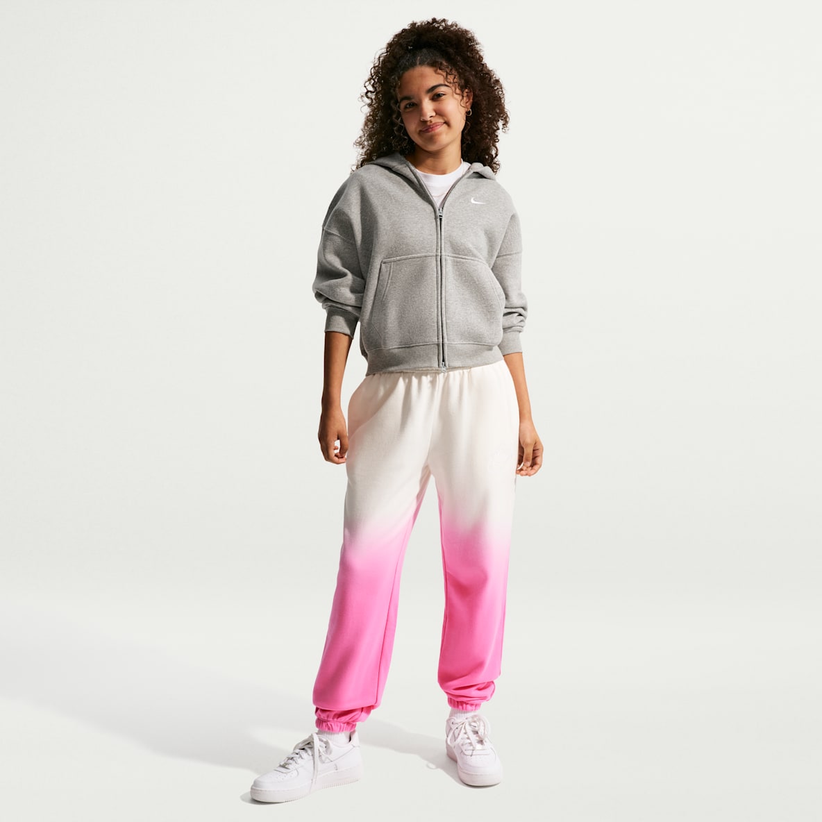 Nike Sportswear Studio Fleece Pants holgados para niña talla grande