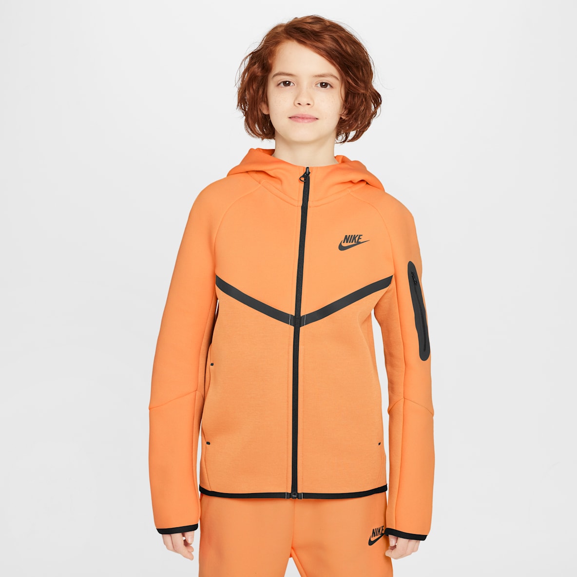 Nike Sportswear Tech Fleece Big Kids' Full-Zip Hoodie