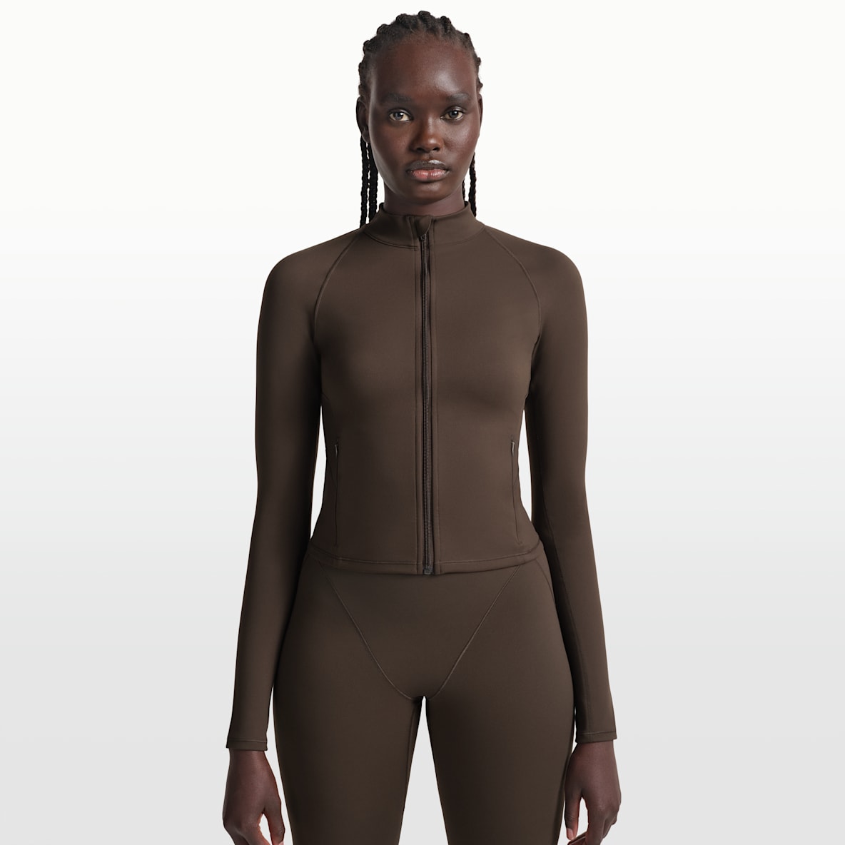 NikeSKIMS Matte Women's Mock-Neck Full-Zip Jacket