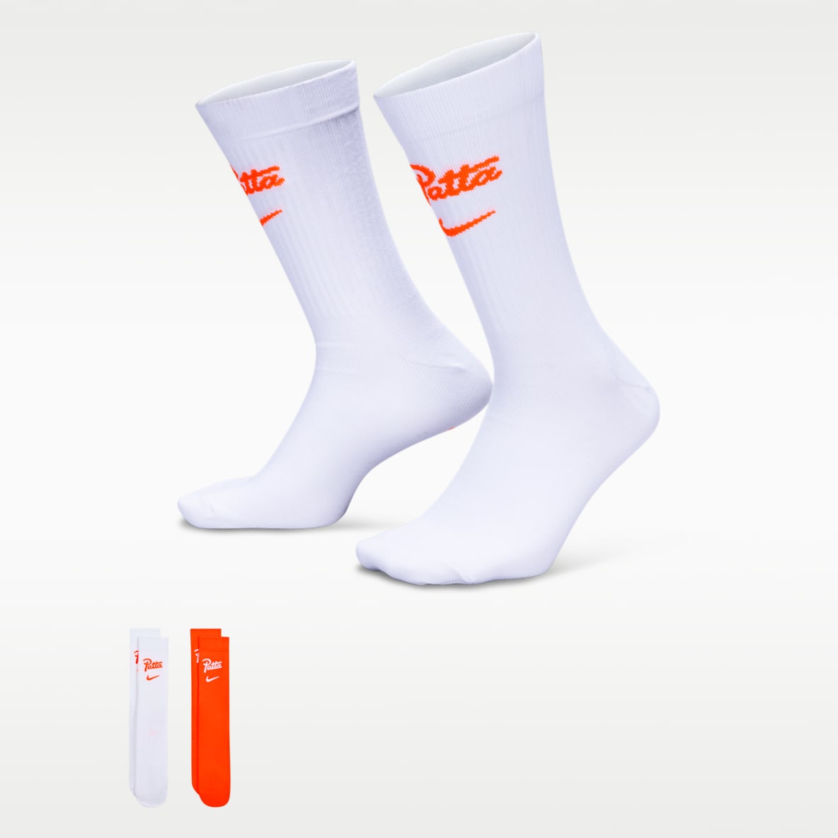 Netherlands x Patta Everyday Essential Crew Socks (2 Pairs)