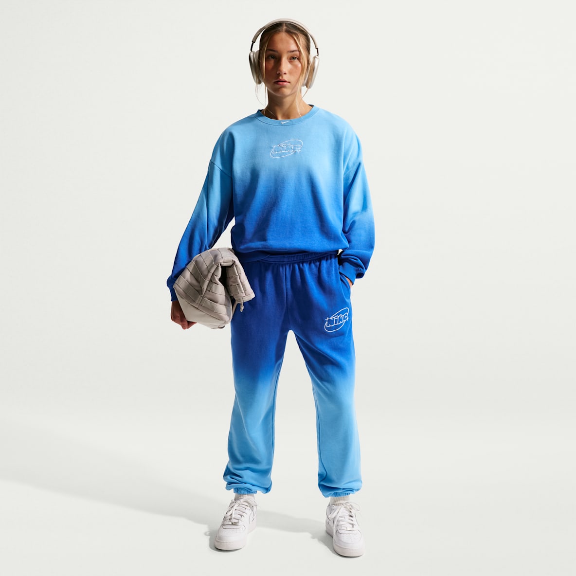 Nike Sportswear Studio Fleece Big Kids' (Girls')  Loose Pants