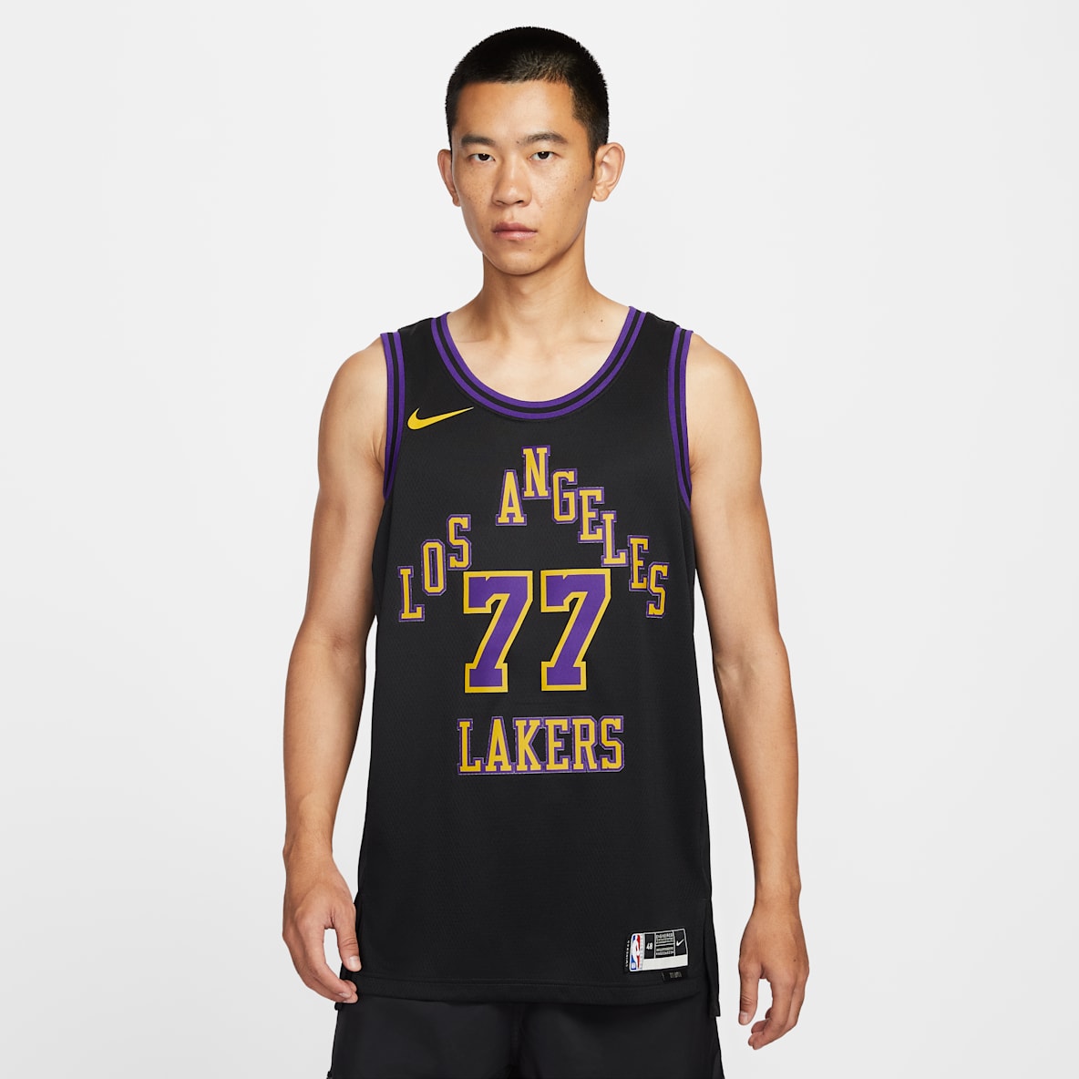 Los Angeles Lakers City Edition Jersey Nike Dri-FIT de la NBA Swingman para hombre