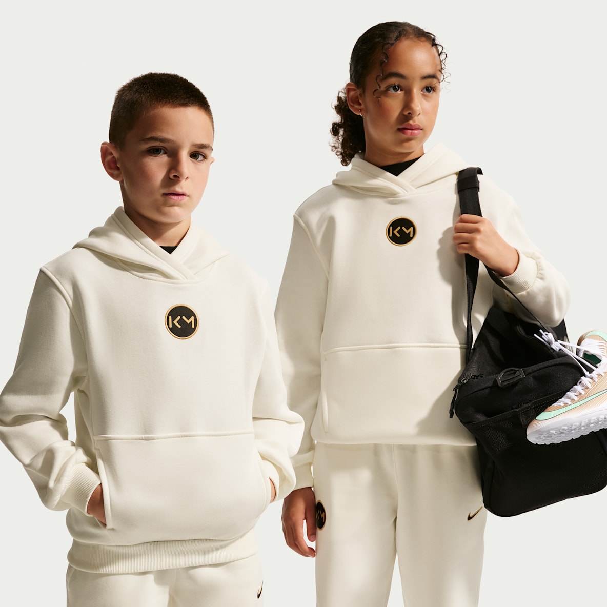 Kylian Mbappé Club Fleece Older Kids' Nike Football Hoodie