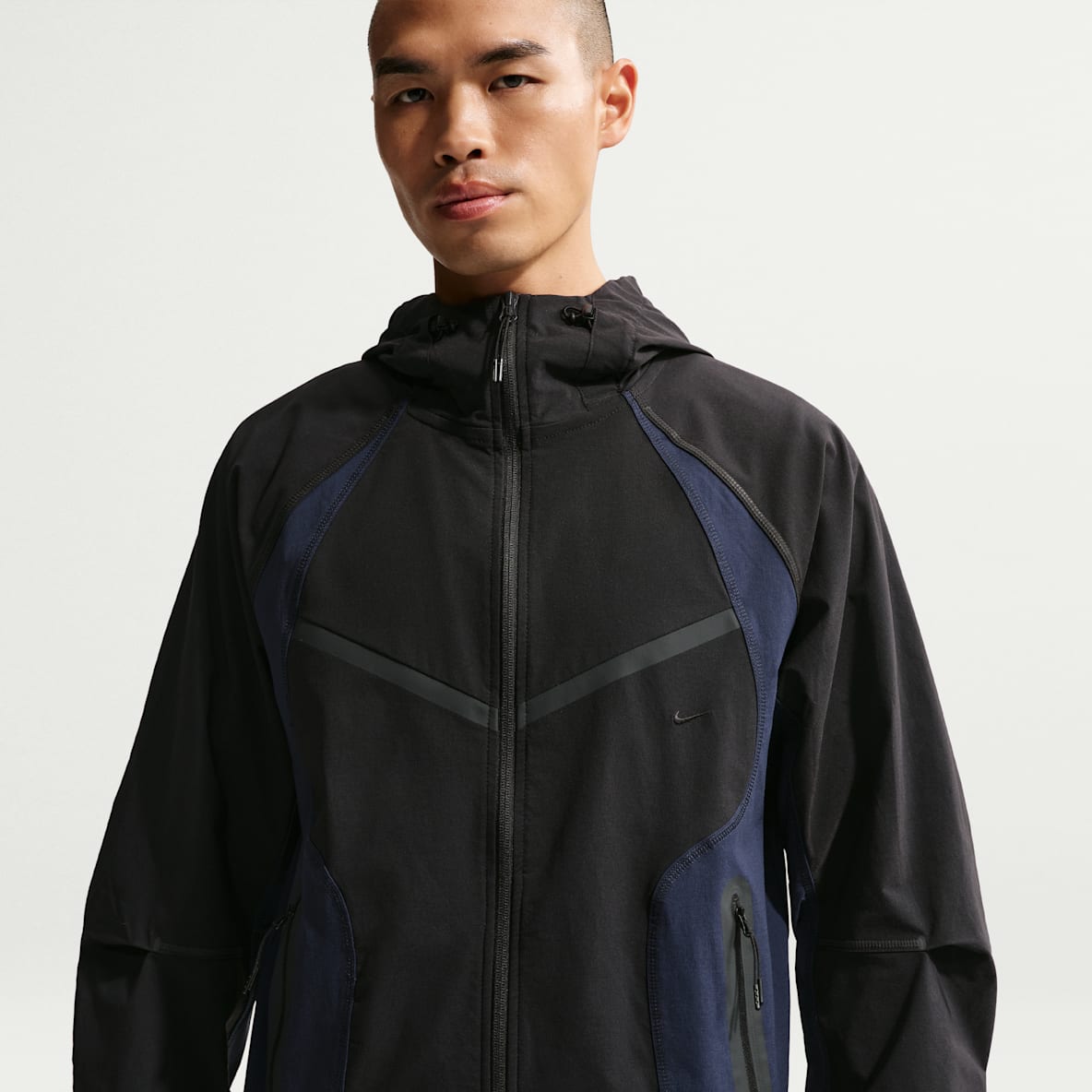 Nike Tech Men's Dri-FIT Woven Full-Zip Color-Block Windrunner Jacket