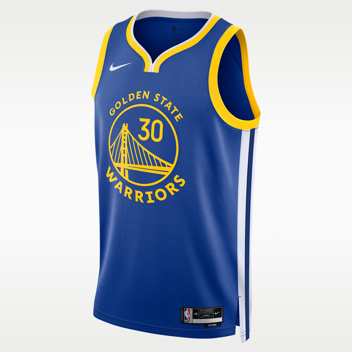 Golden State Warriors Icon Edition Jersey Nike Dri-FIT de la NBA Swingman para hombre