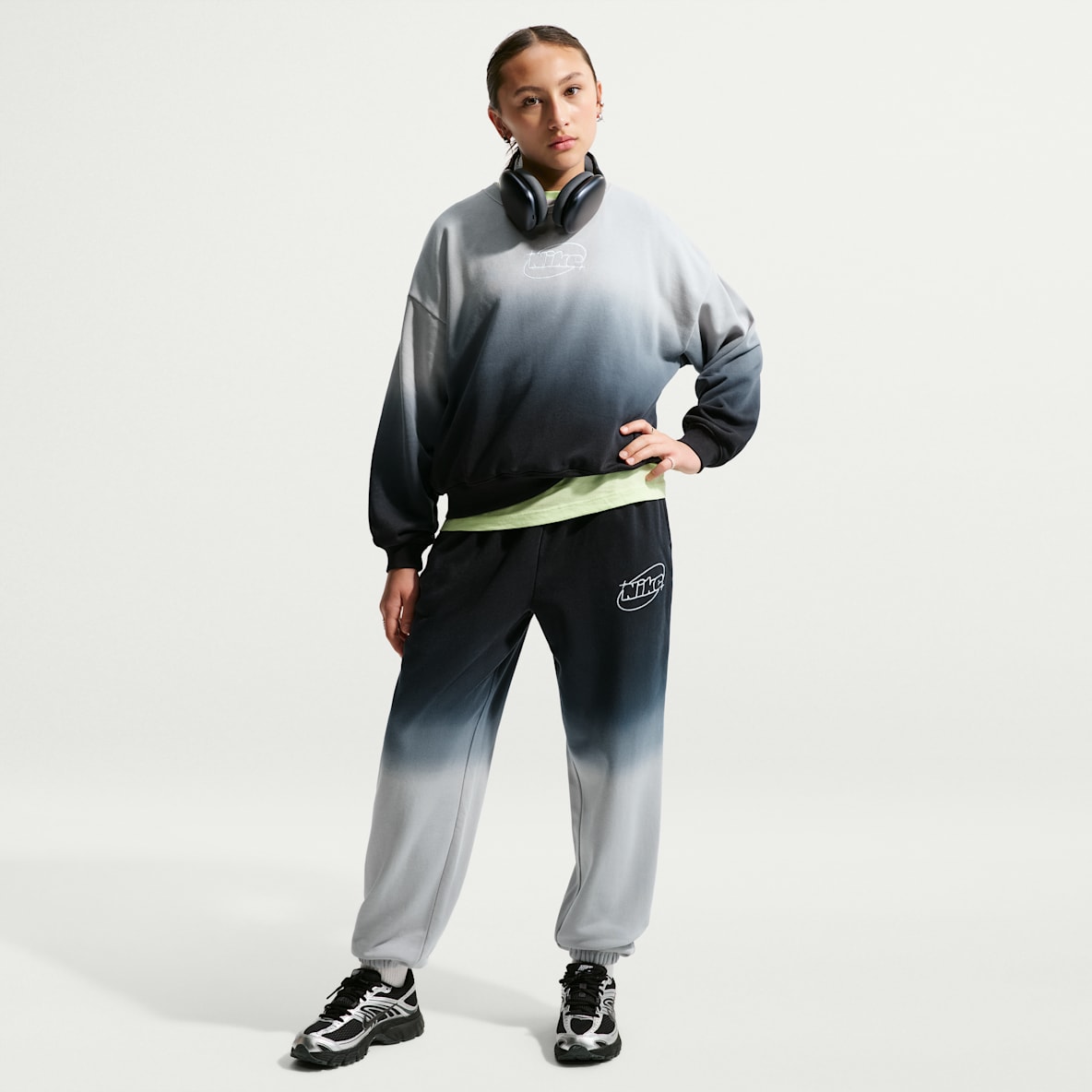 Nike Sportswear Studio Fleece Big Kids' (Girls')  Loose Pants