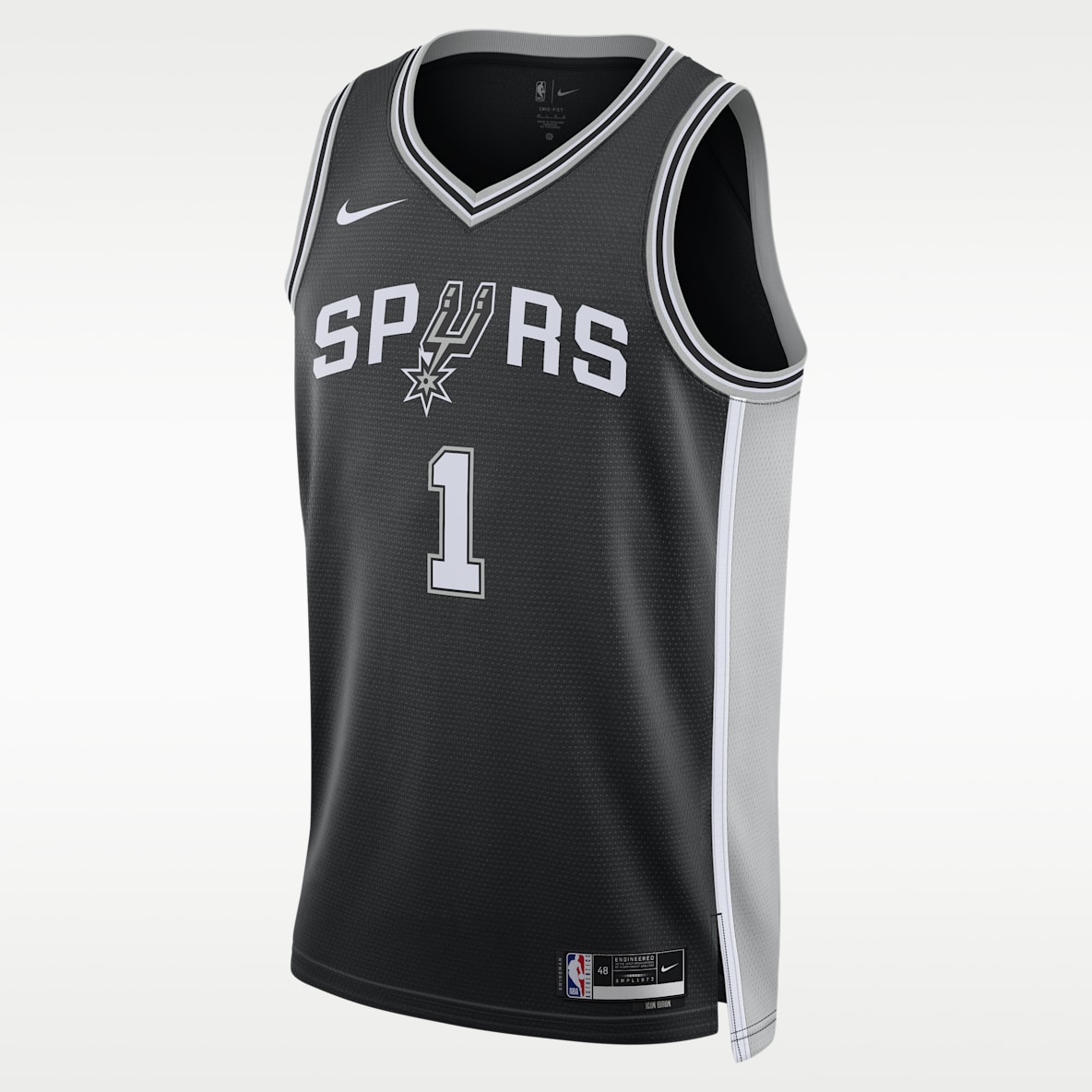 San Antonio Spurs Icon Edition 2022/23 "Victor Wembanyama" Jersey Nike Dri-Fit de la NBA Swingman