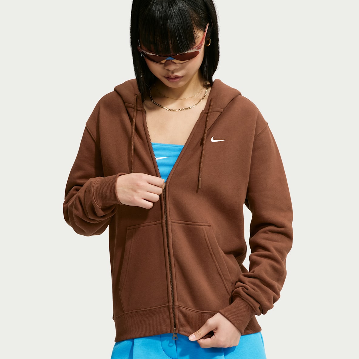 Nike Studio Fleece Medium Weight Women's Full-Zip Hoodie