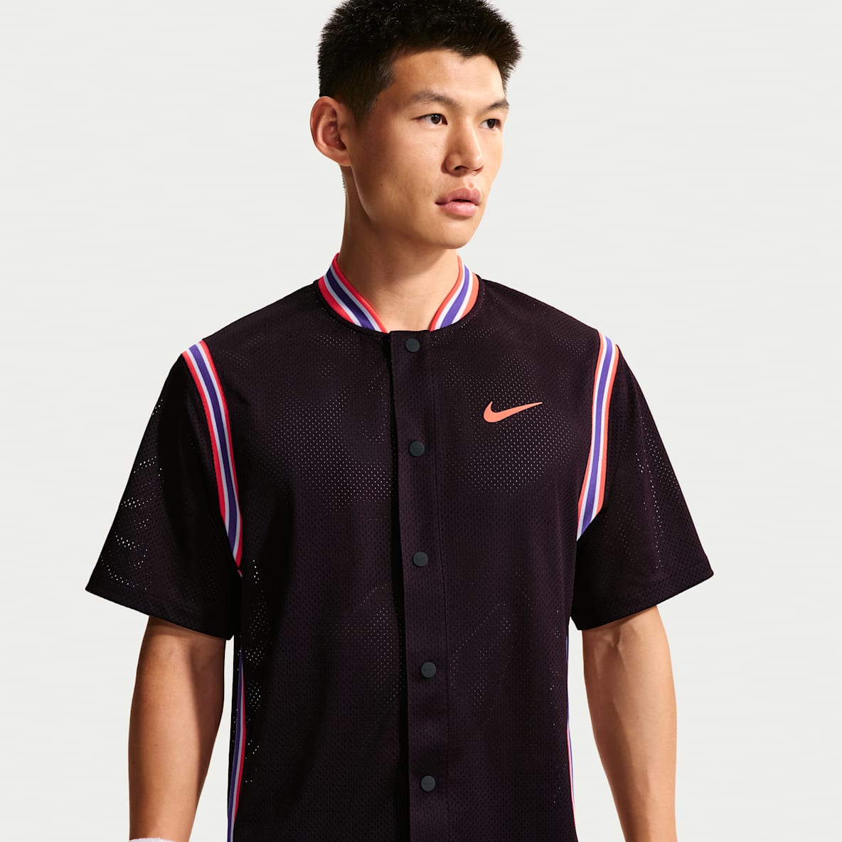 Nikeコート スラム メンズ Dri-FIT ボタンアップ テニストップス