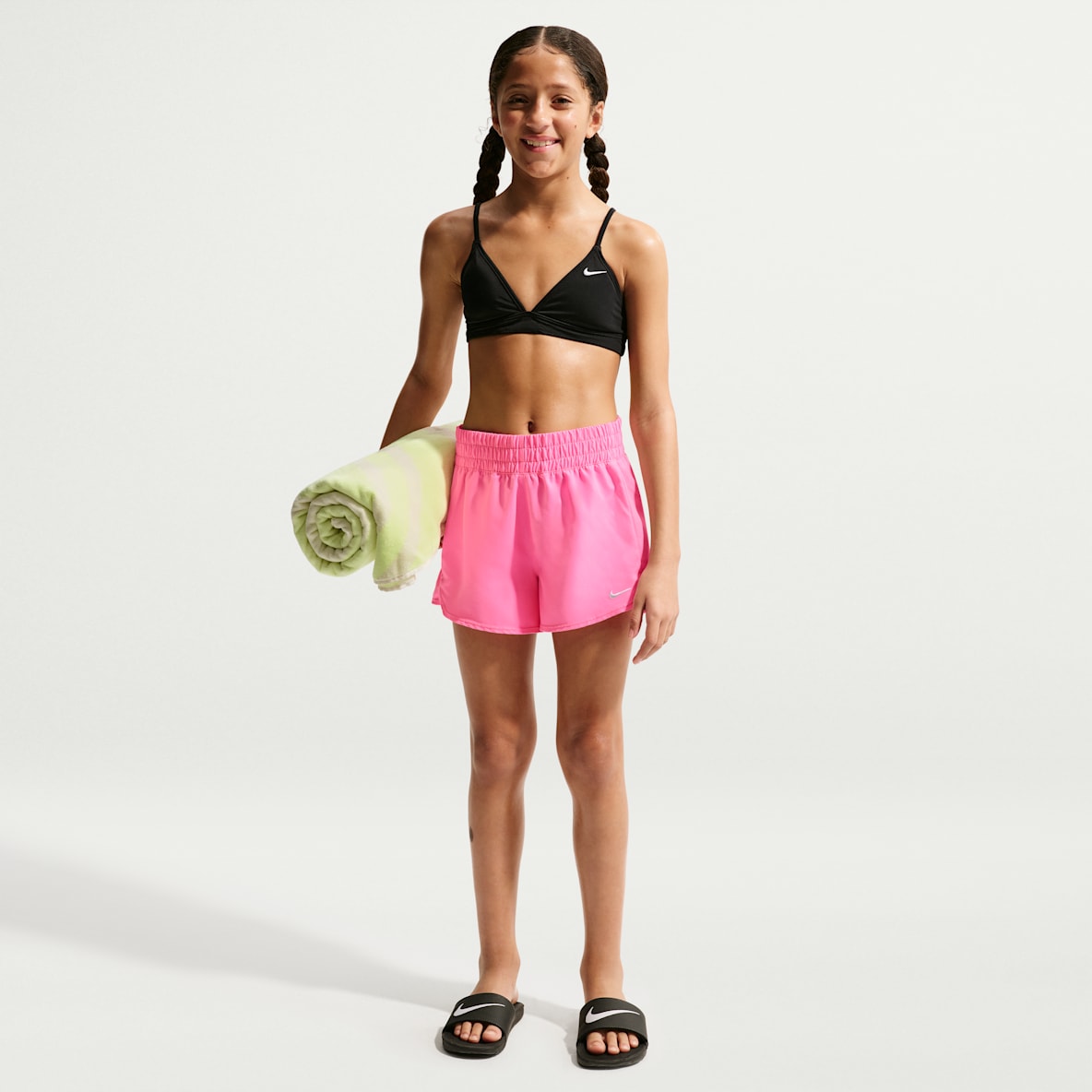 Nike Swim Breaker Shorts de playa o alberca de 8 cm (para niña) talla grande