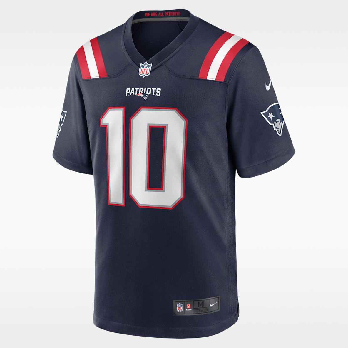 Drake Maye New England Patriots Men's Nike NFL Game Jersey