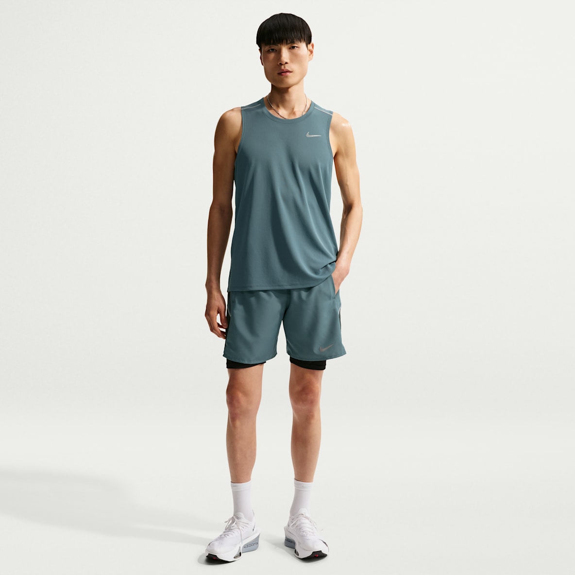 Nike Miler Men's Dri-FIT 18cm (approx.) Briefs-Lined Running Shorts