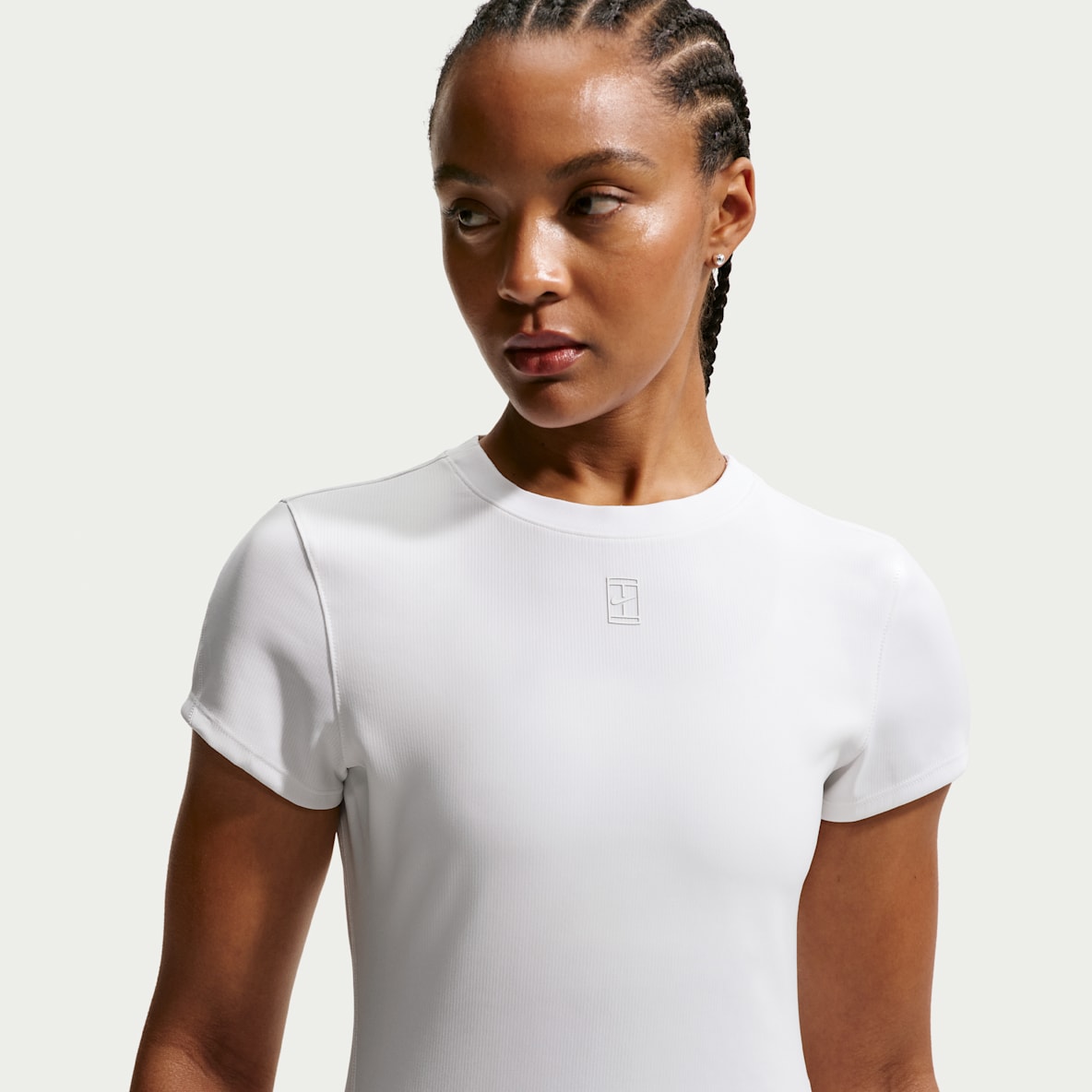 NikeCourt Advantage Haut de tennis à manches courtes Dri-FIT pour femme