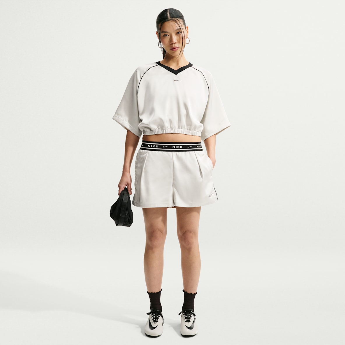 Nike Sportswear Women's Loose Mid-Rise Satin Shorts