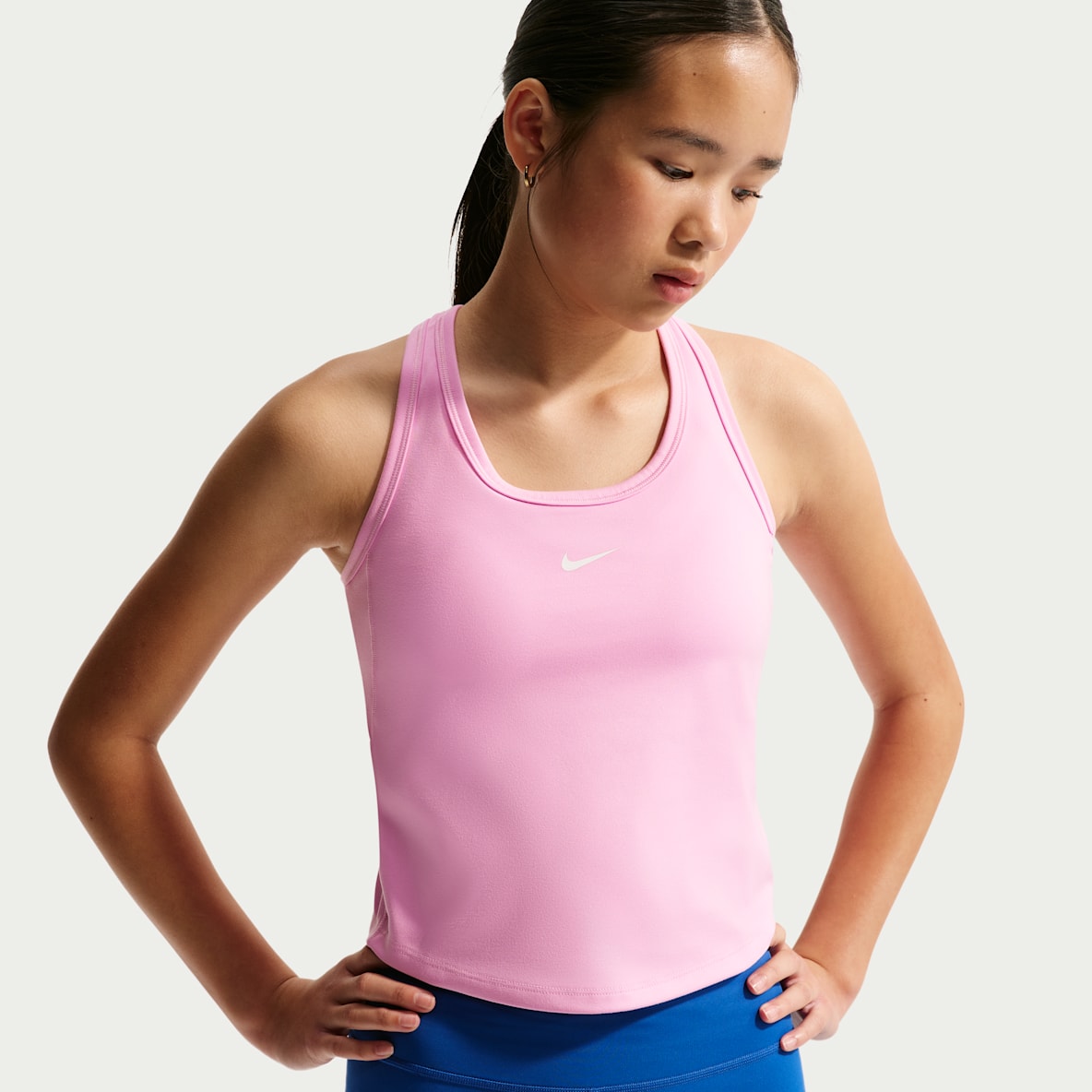 Nike One Fitted Older Kids' (Girls') Dri-FIT Tank Top