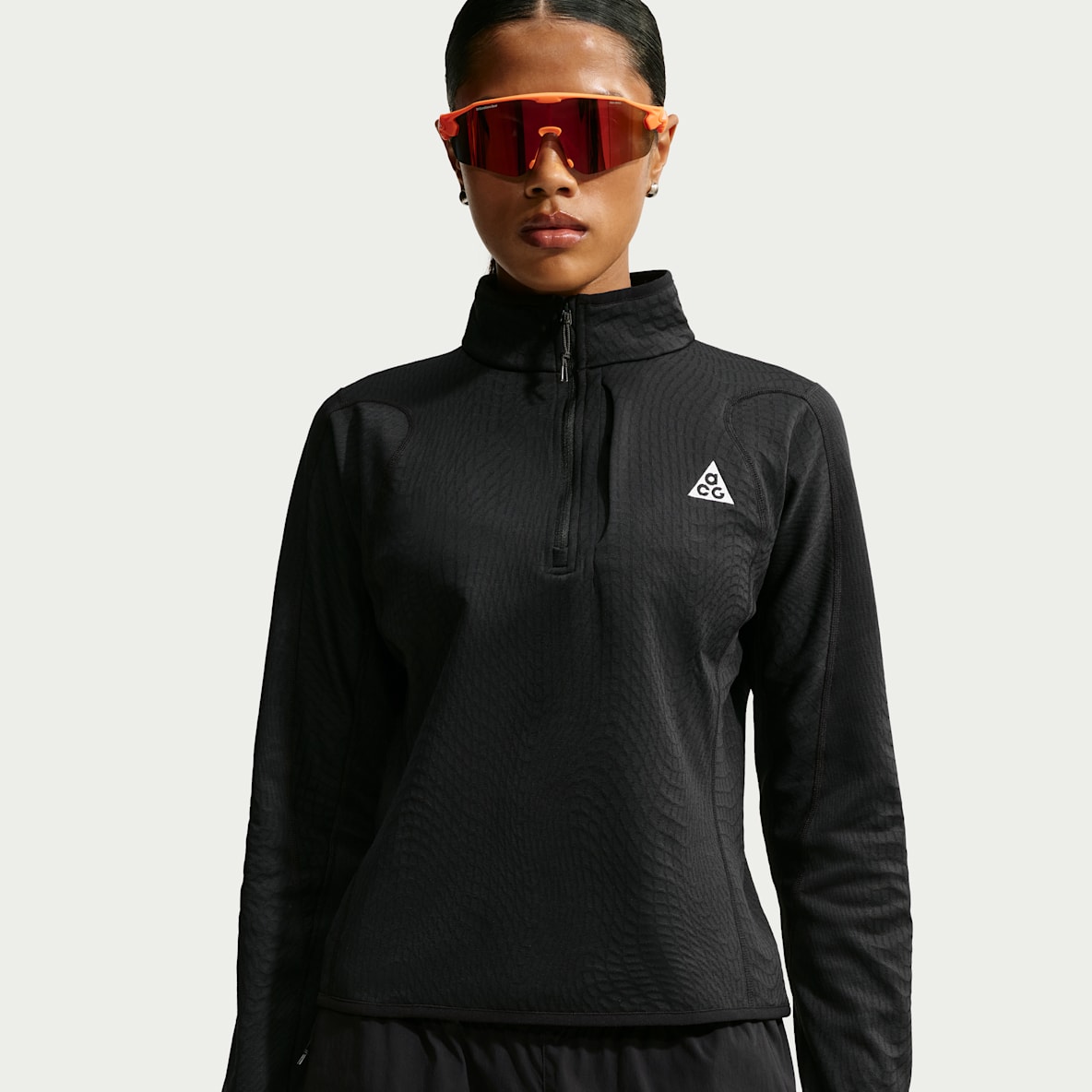 ACG "Wolf Grid" Haut de randonnée à demi-zip Therma-FIT pour femme