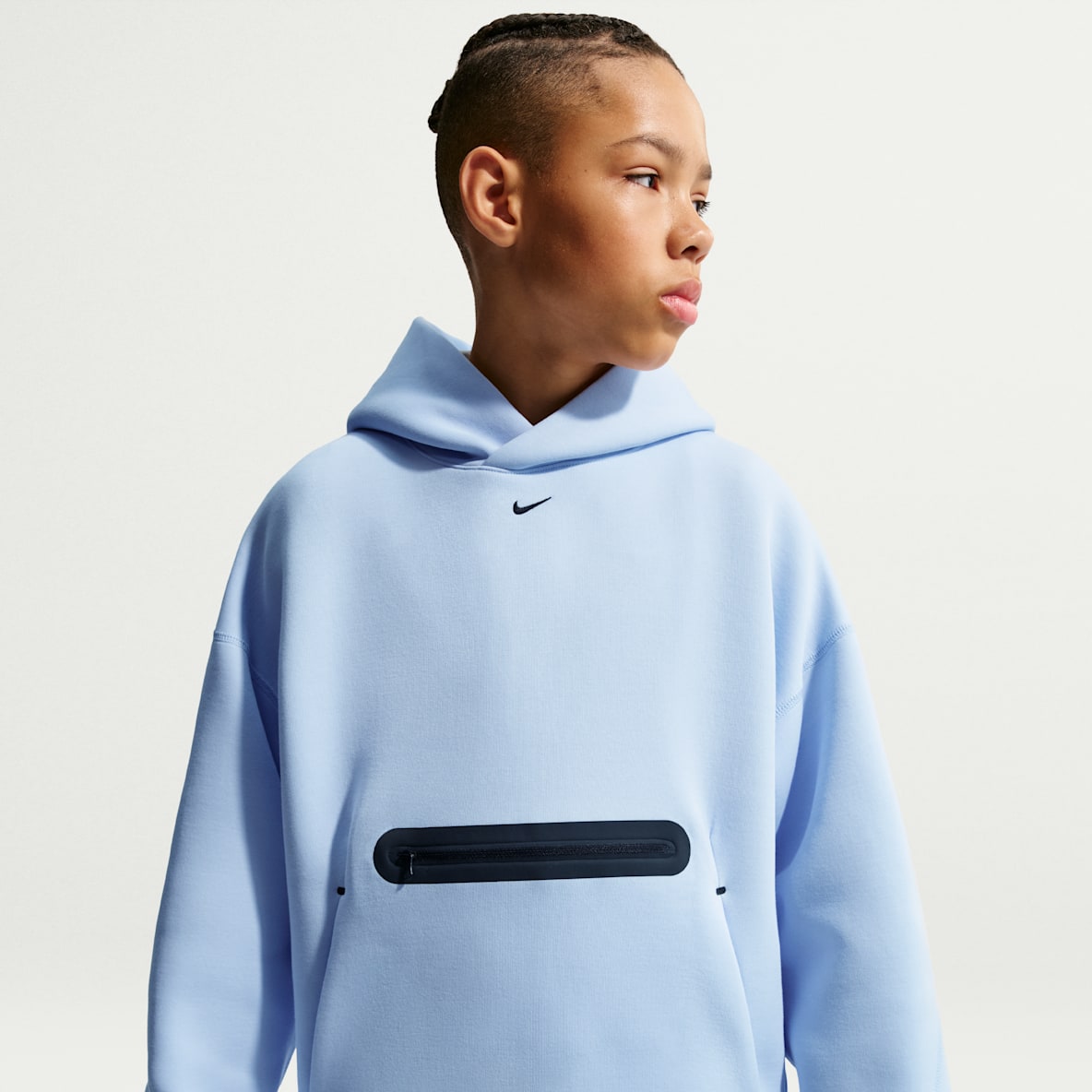 Nike Sportswear Tech Fleece Big Kids' (Boys') Oversized Pullover Hoodie