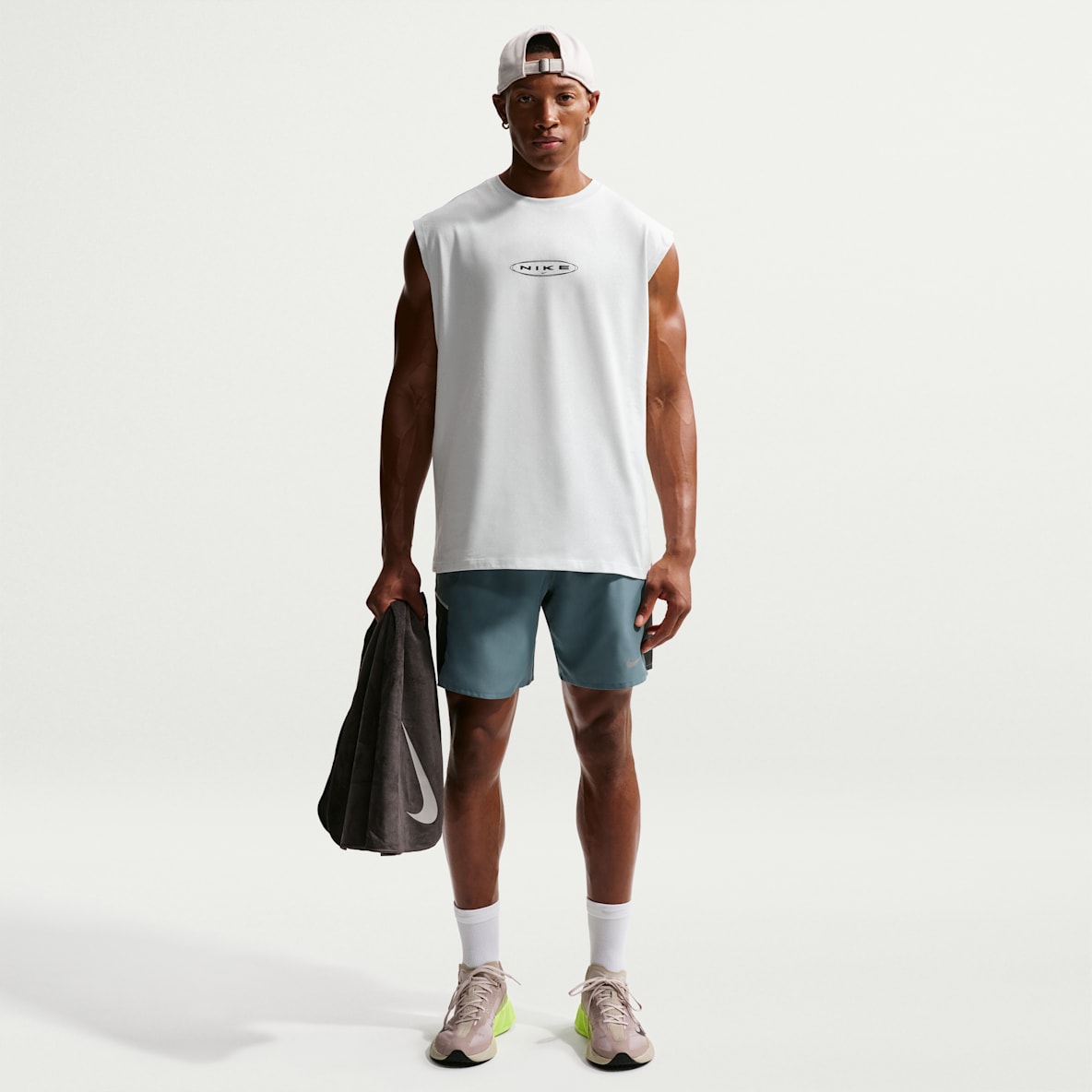 Nike Miler Shorts de correr Dri-FIT de 18 cm con forro de ropa interior para hombre