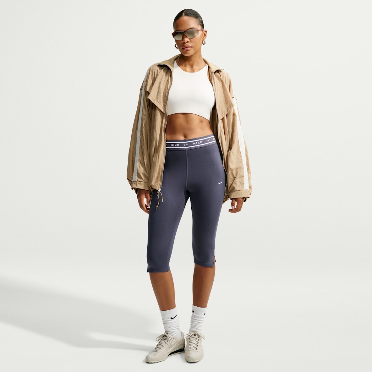 Nike Sportswear Chill Jersey Women's Tight High-Waisted Capri Leggings