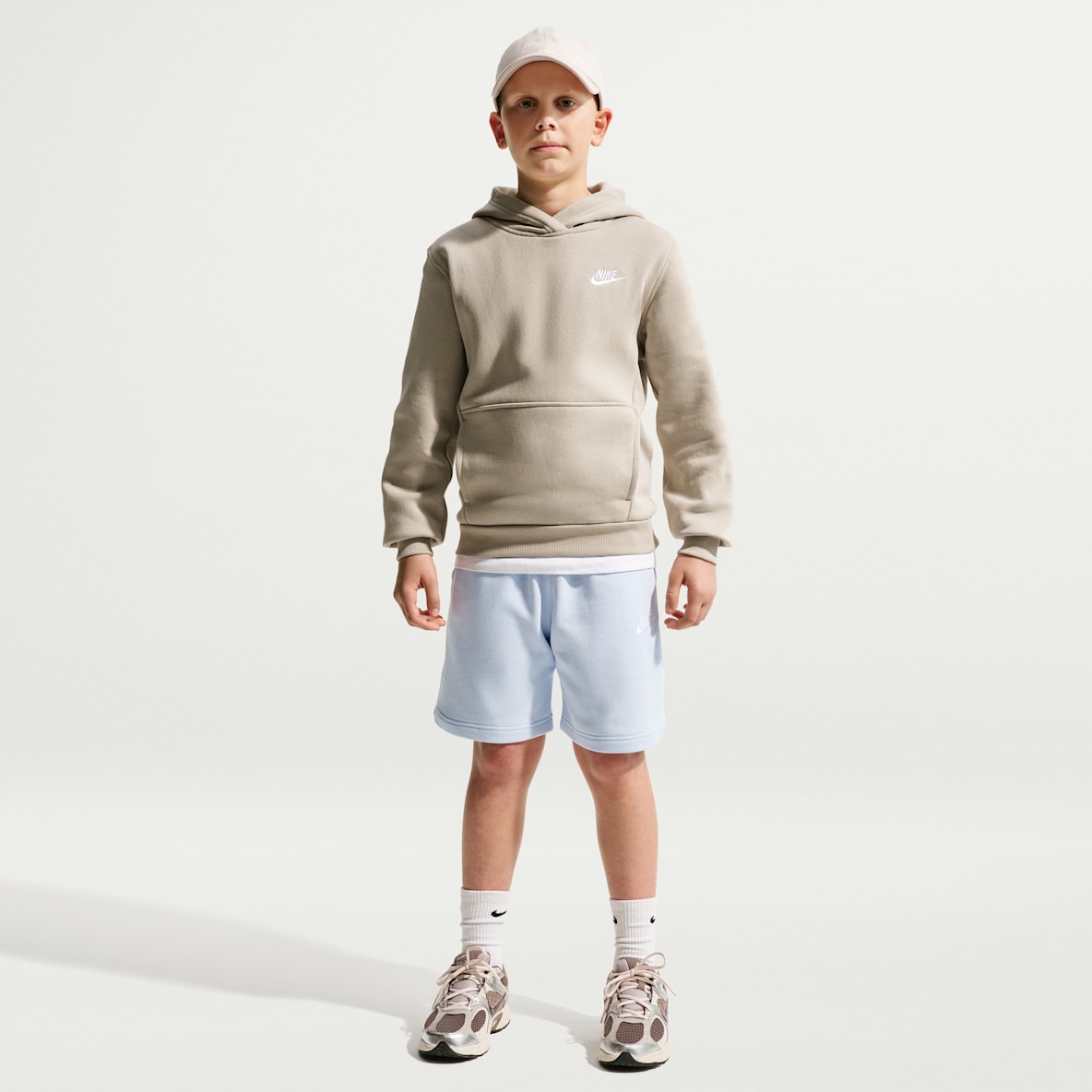 Nike Sportswear Club Fleece Big Kids' French Terry Shorts