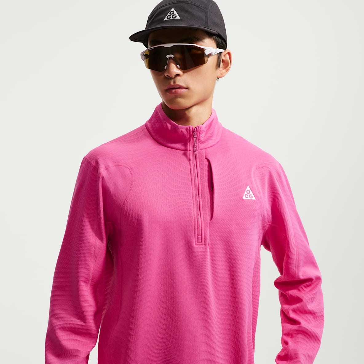 ACG ウルフ グリッド メンズ Therma-FIT ハーフジップ ハイキングトップス