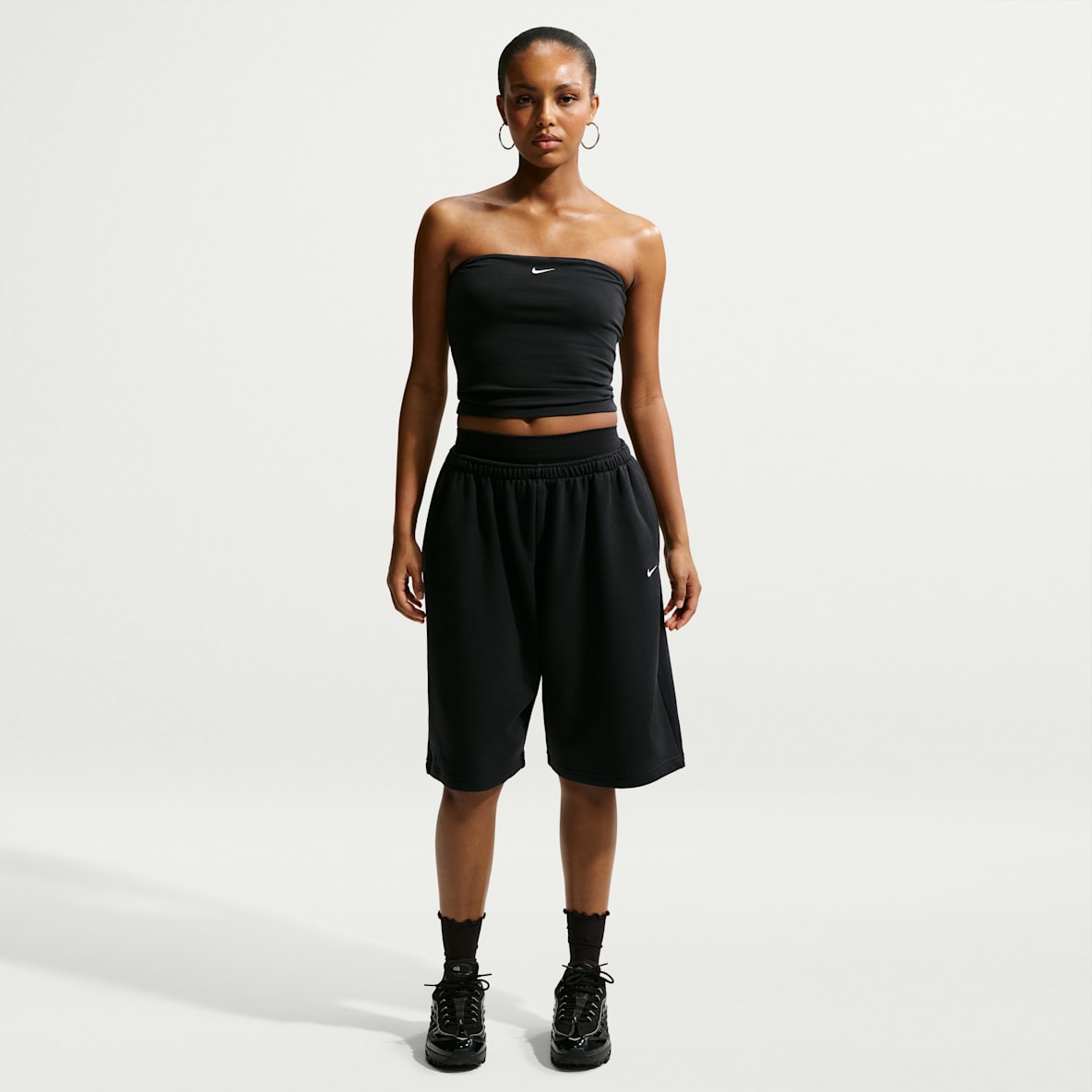 Nike Sportswear Women's Oversized Mid-Rise French Terry Bermuda Shorts